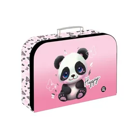 Laminierter Koffer 34 cm Panda